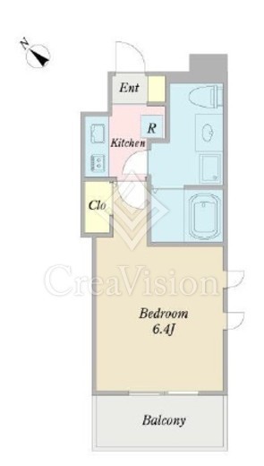 プロシード松濤　1004号室　間取り