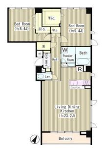 彩桜春庵　201号室　間取り