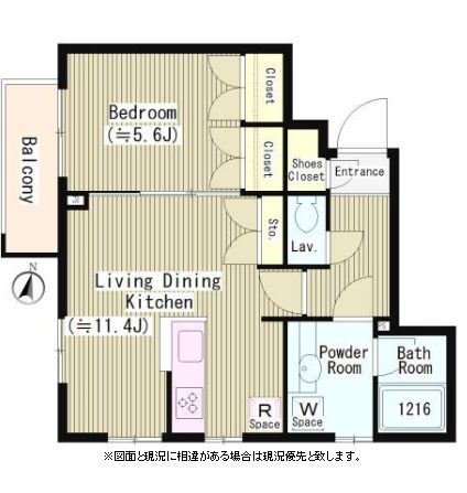 ファレール笹塚　304号室　間取り