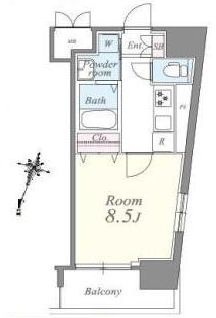 エクセレントワン　203号室　間取り