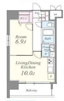 エクセレントワン　802号室　間取り