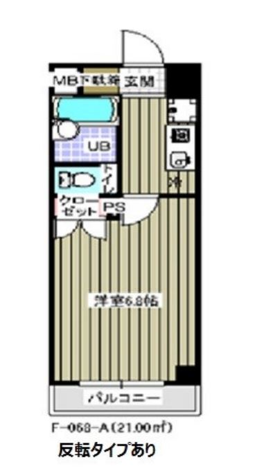 レジディア木場　501号室　間取り