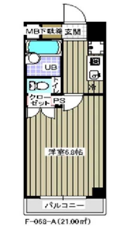 レジディア木場　1107号室　間取り
