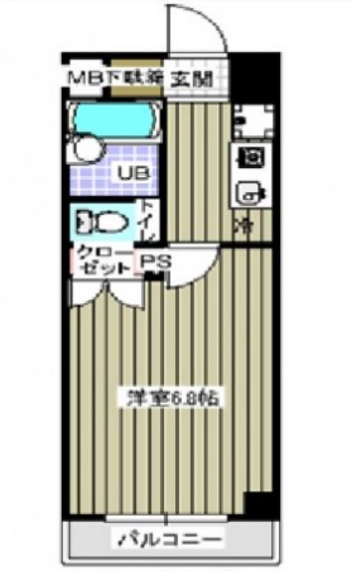 レジディア木場　1108号室　間取り