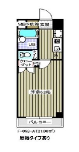 レジディア木場　208号室　間取り