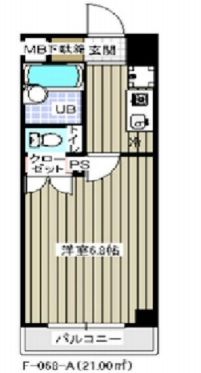 レジディア木場　313号室　間取り