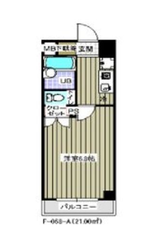 レジディア木場　410号室　間取り