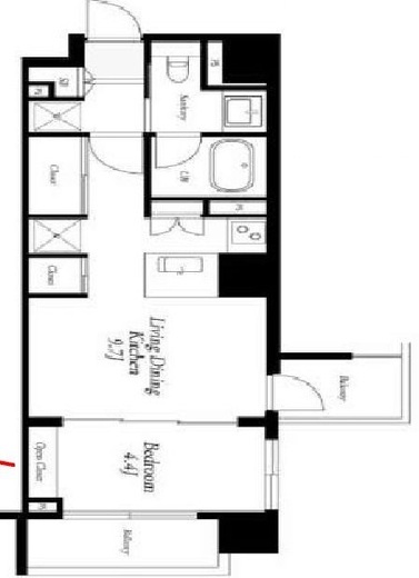 CATS原宿 (キャッツ原宿)　903号室　間取り