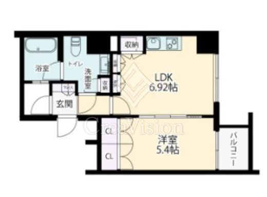 CATS原宿 (キャッツ原宿)　504号室　間取り