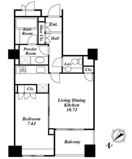 KDX代官山レジデンス　101号室　間取り