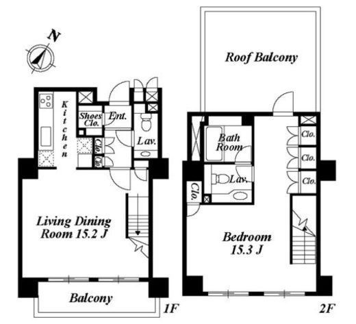 KDX代官山レジデンス　505号室　間取り