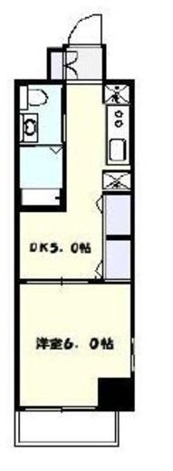 エステムプラザ日本橋レジェンド　201号室　間取り