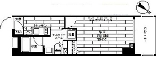 グランドコンシェルジュ日本橋　203号室　間取り