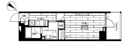 グランドコンシェルジュ日本橋　801号室　間取り