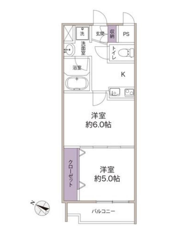 ヴィアレット原宿　301号室　間取り