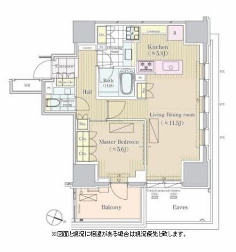 パークコート三番町ヒルトップレジデンス　905号室　間取り