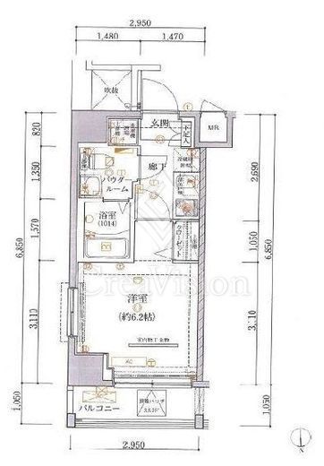 アルテシモフォルテ　603号室　間取り