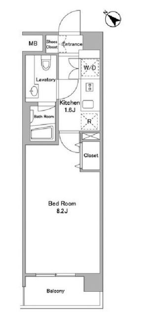BPRレジデンス代々木初台　309号室　間取り