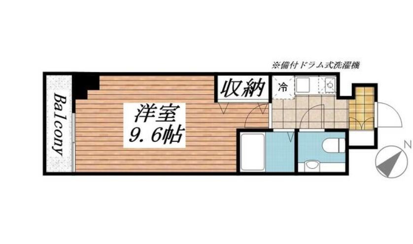 メゾン・ド・ヴィレ恵比寿　603号室　間取り