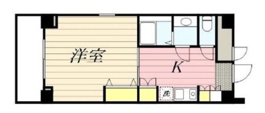 メゾン・ド・ヴィレ恵比寿　207号室　間取り