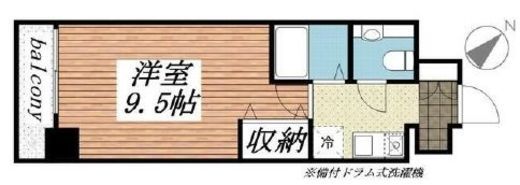 メゾン・ド・ヴィレ恵比寿　602号室　間取り