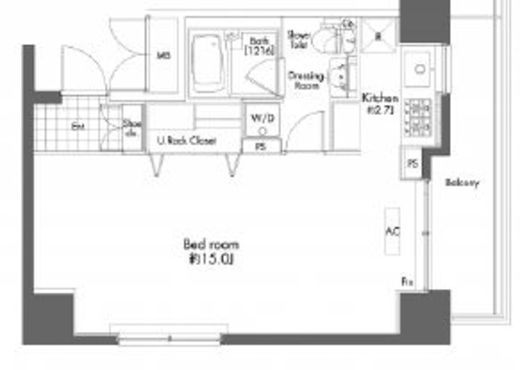 プライムアーバン初台　301号室　間取り