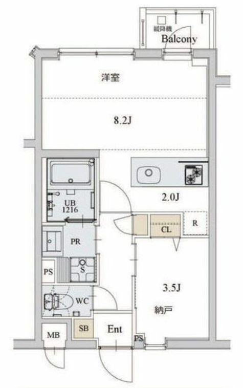 ディームス初台１（旧：リーラ初台）　303号室　間取り