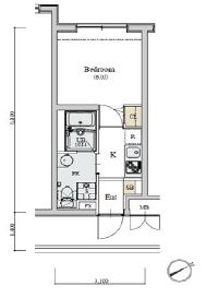 ディームス初台1　505号室　間取り