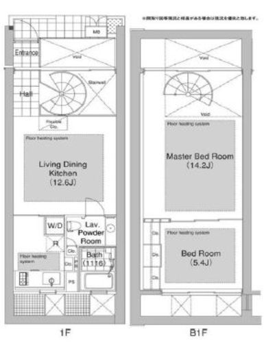 エルスタンザ代官山 タワー棟　105号室　間取り