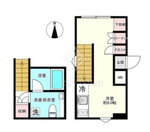 モデリアブリュット表参道　101号室　間取り