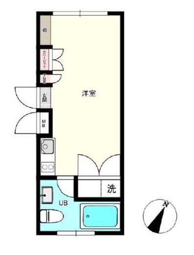 モデリアブリュット表参道　202号室　間取り