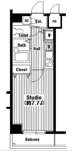 グランド・ガーラ渋谷松濤　409号室　間取り