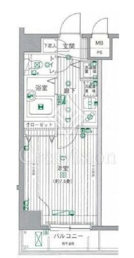 グランド・ガーラ渋谷松濤　202号室　間取り