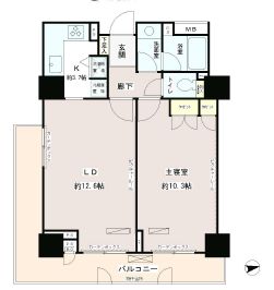 パーク・アヴェニュー神南　805号室　間取り