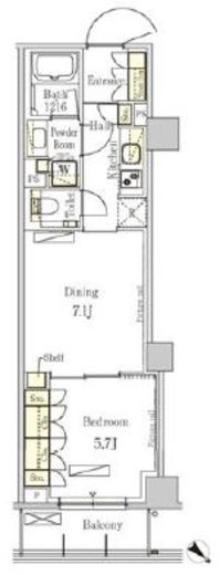 パークアクシス表参道レジデンス　304号室　間取り