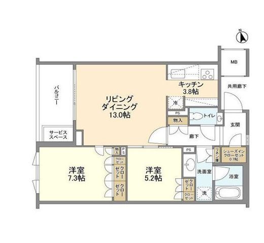 ザ・パークハウス広尾羽澤　409号室　間取り