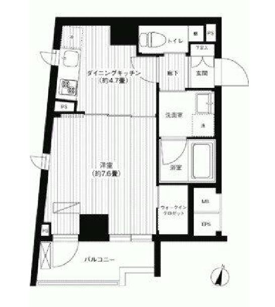 アヴニール元代々木　401号室　間取り