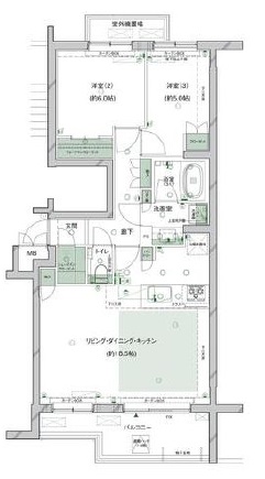 プレシス参宮橋　304号室　間取り