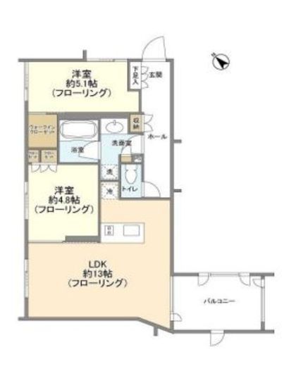 レグノ・コラージュ　106号室　間取り