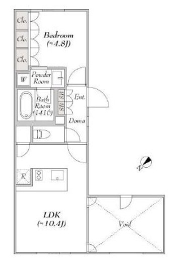 レグノ・コラージュ　204号室　間取り