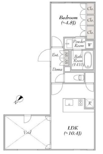 レグノ・コラージュ　205号室　間取り