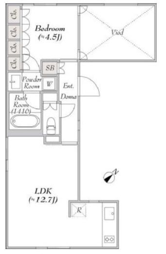 レグノ・コラージュ　305号室　間取り