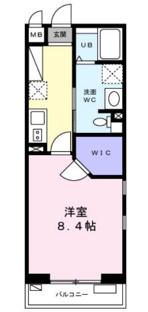 グリーンフラッツ　201号室　間取り