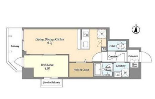 グランエール森下WEST　903号室　間取り