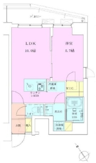 恵比寿レジデンス壱番館　403号室　間取り