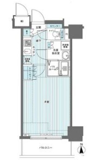 フェニックス西参道タワー　508号室　間取り