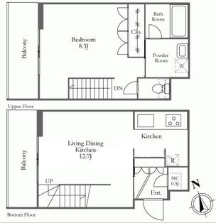 ガーデン富ヶ谷　101号室　間取り
