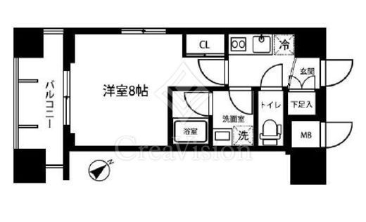 代々木パークハイツ　701号室　間取り