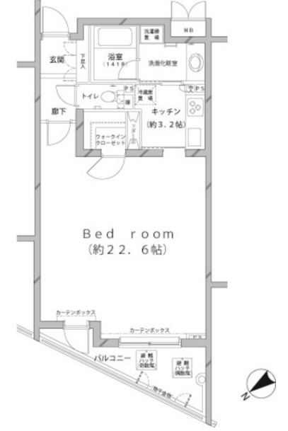 MFPRコート代官山　103号室　間取り