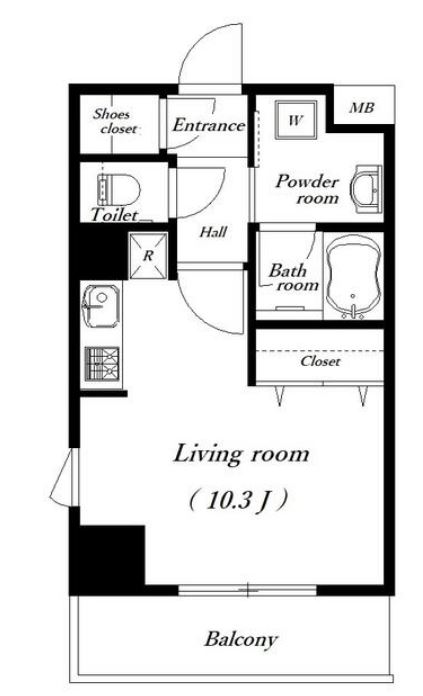 ウェスタ紀尾井町　404号室　間取り
